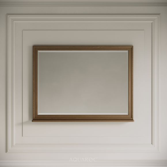 Hardwick Mirror & Integrated Shelf 1000mm Smoked Oak
